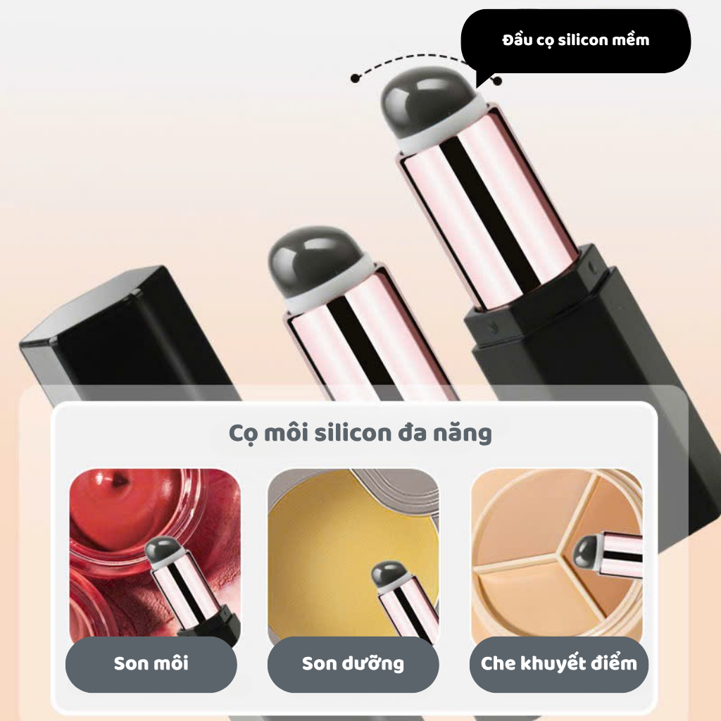 Cọ Silicone Tán Son DUCARE Lip Silicone Brush DU02
